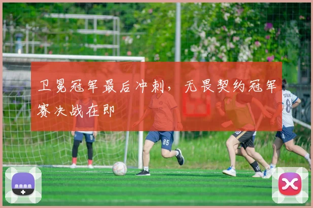 卫冕冠军最后冲刺，无畏契约冠军赛决战在即 - 搜狐体育